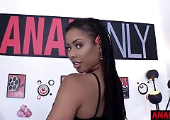 Kira Noir Wants Some Anal - Big Ass Ebony Kira Noir Gets Creampie Cumshot After Ass Fucking