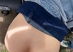 Road Trip Threesome Ends With Creampie For Blonde Babe