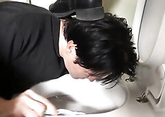 Crapper thrall for youg brat beauties! Cowering in the crapper, serf Bobby waits which humiliation his mistresses have for him. The 2 moody teen domin