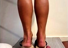 Barbie Trample On Cock And Ball In Slippers No.86