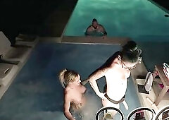 Hardcore Sexy Tub Trio With Deliah Grace And Nikki Zee