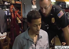 Two Officers Arrest A Guy Then Fuck Him ( 1) - Gay Porn 5 Min