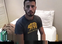 LatinLeche - Sexy Brazilian Guy Sucks and Fucked for Money