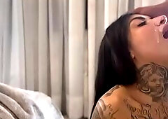 The ebony stud is tearing me apart.