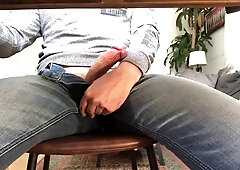 Pissed In My Pants Little By Little And Then Jerked Off During Boring Virtual Work Meeting