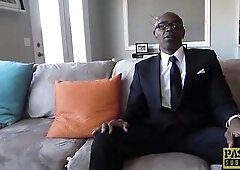 Lisey Ravishing has come by to get tutored by Pascal White but this chab had a surprise for her. Anal domination with a large ebony weenie!