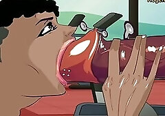 Ebony Monster Cock Compilation Cartoon
