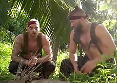 Dark Eldar Witch And Brave Jungle Fighters From Catachan