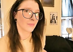 I'm your girlfriend in this clip, who knows that your shlong is getting a little...backed up those days. I've done research and discovered t