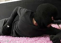 Lena Moon Fills Herself With Home Invader's Big Cock