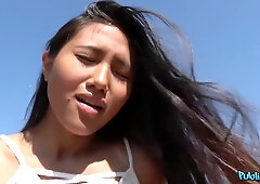 Roadside Bang With Sweet Thai Hiker