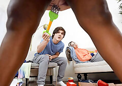 Osa Lovely gets fucked by Tyler Cruise standing