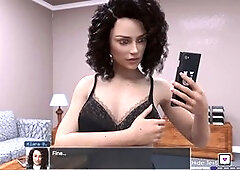 POV big boob fantasy in a 3D porn game