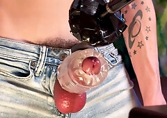 Milking Machine Cumshot