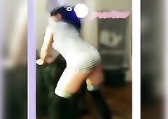 My Sissy Femboy Twerking for Dad