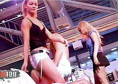 Dunia Montenegro, Carla Bandera and Sonia Manrique at the Barcelona Cine Erotico Festival in 2006 - MMM100