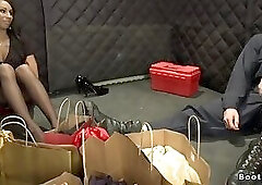 chesty ts fucks repairman in elevator