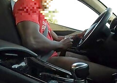 Probando mi nuevo chocholata de camino a casa