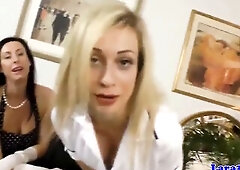 British older straponfucked by hot lesbo nurse until a blissful orgasm