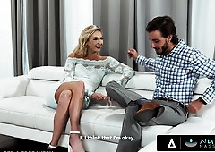 NURU MASSAGE - Man Fucks Hard Her Boss' Wife Adira Allure After Steamy NURU Massage