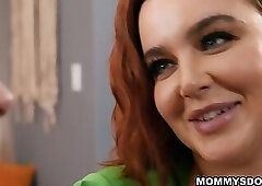 Natasha fucked Aften in front of the mirror