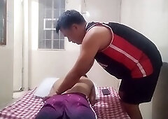 Tantalizing back massage with Talahib23, a hot Filipino guy
