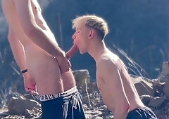 Asked A Sweet Guy To Suck My Dick Outdoors For Money