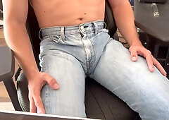 Wanking In My Levis Jeans During I Am Watching Porn!