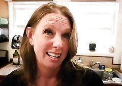 Breasty Aged Amateur mother I'd like to fuck Autumn is home alone and slutty, so resolves to make some homemade porn with the delivery dude. That