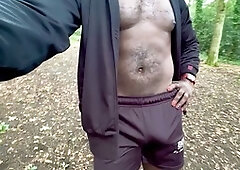 Appreciating a man's hard-on in various outdoor settings - HD erotica for gay men who love a big bulge!