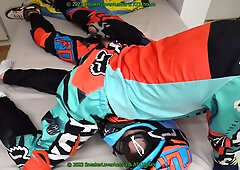 Unpacking Fox Helmet, Googles Cum, Blowjob