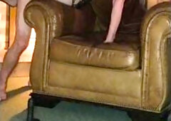 Collared And Leashed. Stepdaddy Treats Lily To A Wild Night