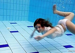 Swimming pool action with Zuzanna hawt undressed teen hottie from Czech! XXXWATER.NET