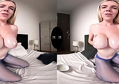 Blonde MILF with Big Boobs Playing Cam Free Porn