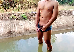 Jack off and jizm in public water.