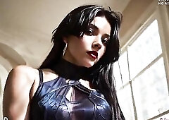 This angel is not at all against receiving a beefy portion of jizz in her mouth and snatch (AI-Generated Movie)