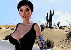 HERMAPHRODITISM Cartoon Intrusion Shag - 2 Transgirls Film