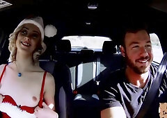 Haley Reed - Sexy Hitchhiker Enjoy A Heated Fuck In The C