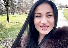 Public CumWalk Vlog - OnlyFans Model got Nearly Caught Mulltiple Times Whilst Banging Random Chap in the Park - Movie 4