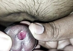 CLOSE UP LARGE PENIS SLOMO PEEHOLE AND FORESKIN PLAY INTENSIVE CUM