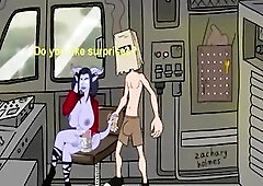 futanari 与恶魔发生性关系