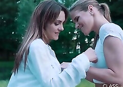 Hot teens licking vagina and fingering their wet holes