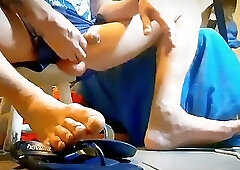 foot fetish and dildos ride Bareback