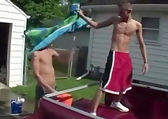 Homo slut loves the smack of cock