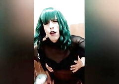 Riding GF Ding-Dong on Public Lavatory Afresh! Sissy/Crossdresser