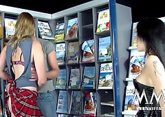 Raunchy humpettes sex orgy breathtaking adult scene