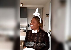 Youthful Shy Squirting Black gets Drilled first Time Anal - Interracial by LasseSamstrom