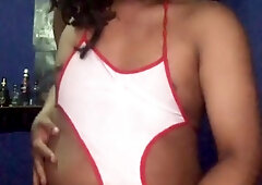 NURSE CRAZY CROSSDRESSER GOING OUTSIDE TO ONANISM