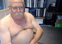 Gay cum, senior, gay stepdad