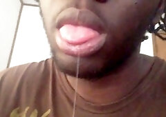 You like my slobber and tongue...